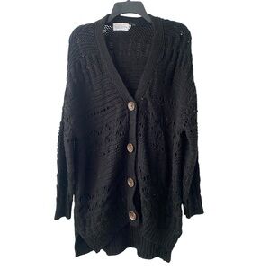 Nectar Clothing Chunky Button Cardigan I Size: M/L